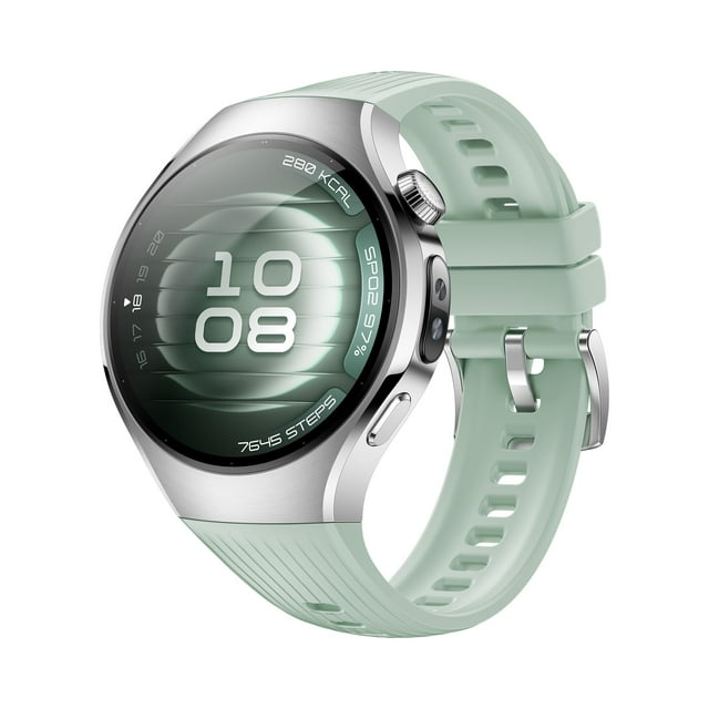 HUAWEI Watch 5, Smartwatch con eSIM & GPS, Tecnología Multi-Sensing X-Tap, Medición de Oxígeno en Sangre en la Yema del Dedo, Panorama de Salud, iOS y Android, 42mm Verde Acero Inoxidable