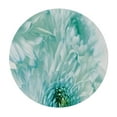 thumbnail image 4 of HAOXIT Aqua Round Tablecloth Fitted,Asian Dahlia Flowers and Buds Print Elastic Edged Polyester Table Cloth, Fits Round Table , for Dining Banquet,Light Blue Turquoise 38"-42, 4 of 8