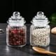 thumbnail image 2 of Frascos de vidrio transparente de 300 ml para almacenar té, café, especias y dulces., 2 of 5