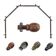thumbnail image 2 of Domovina Garden 13/16" 5 Sided Bay Window Single Curtain Rod-Color:Satin Nickel, 2 of 2