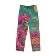 thumbnail image 6 of Daiia Western Desert Skull Cowboy (2) Men's Sleep Pant with Pockets and Drawstring,Pajama Pants-X-Large, 6 of 9