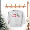 thumbnail image 2 of Merry Christmas Glitter Tree - Toddler Graphic Sweatshirt, 2 of 12