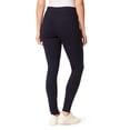 thumbnail image 3 of Pantalones Gloria Vanderbilt Avery Ponte Slim Pull On Midnight, 3 of 3