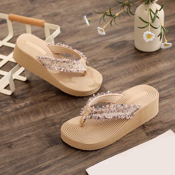 PENIKOKO Women Khaki Sandals, Comfortable Shoes for Travel, Outdoor Activities, Casual Wear, 1 Pair