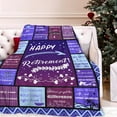 thumbnail image 5 of Retirement Gift for Woman, Retirement Blanket, Retirement Gifts, Retirement Gift for Men, Best Retirement Gifts Idea, Funny Retirement Gifts, Farewell Goodbye Gifts for Coworker Nurses Friends-30*40, 5 of 6