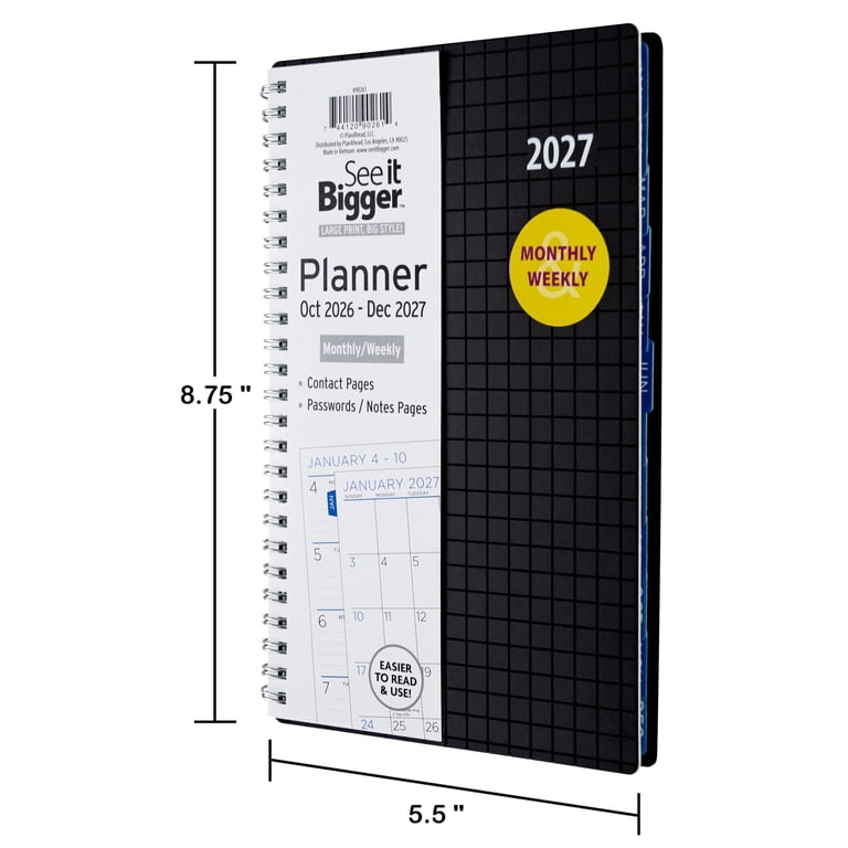 See It Bigger 15-Month Planner, 5.5x8.75 Inches photo 8