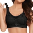 thumbnail image 7 of QASIEATN Bras for Women No Underwire Fashion Full Coverage Wireless Supportive Bralettes Adjustable Everyday Bras Women's Underwear, 7 of 7
