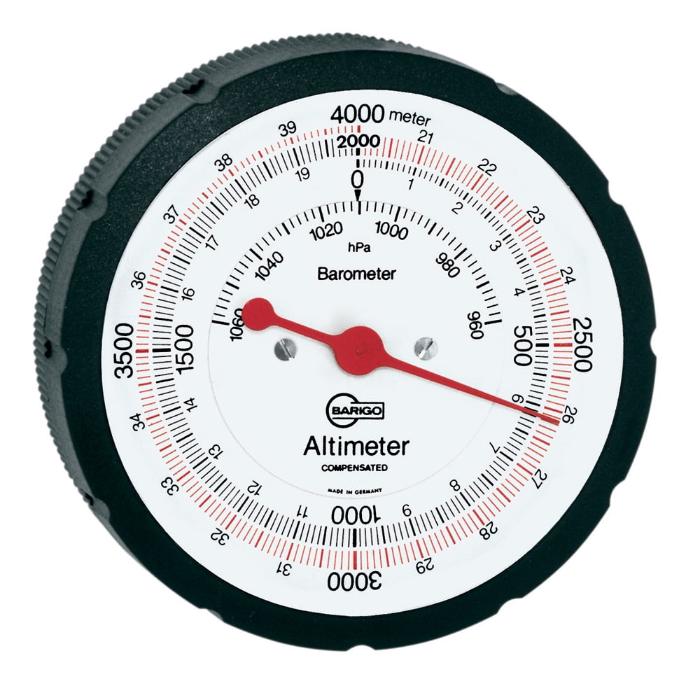 Barigo Handheld Altimeter W/case 12,000' Standard Dial