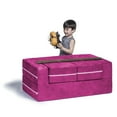 thumbnail image 3 of Jaxx Zipline Causeuse Modulaire pour Enfants et Ottomans, Fuchsia, 3 of 8