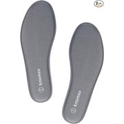 Knixmax Memory Foam Shoe Insoles for Women, Replacement Shoe Inserts for Sneakers Loafers Slippers Sport Shoes Work Boots, Comfort Cushioning Innersoles Shoe Liners Grey EU 40