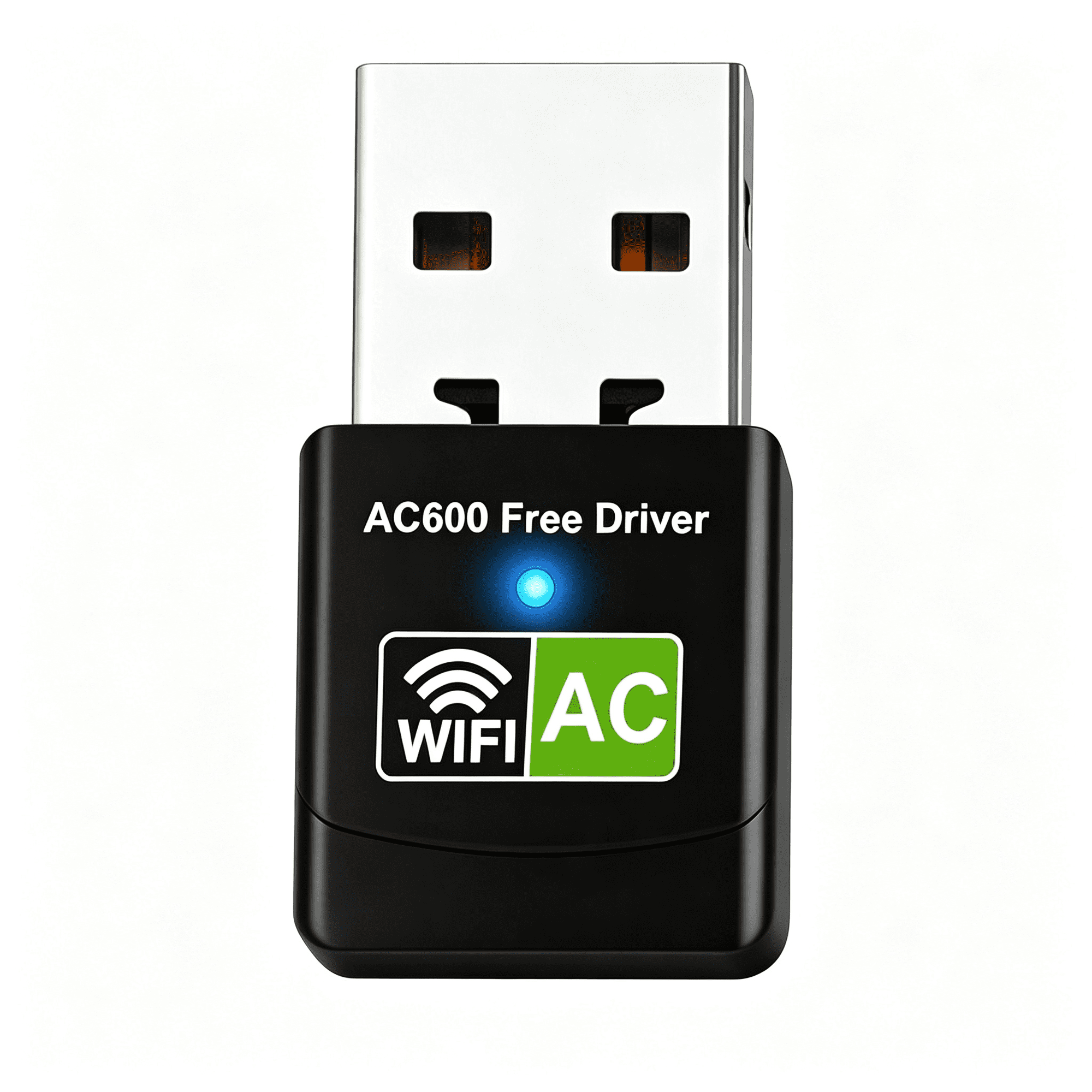 GJX Mini Usb Wifi Adapter for Pc Desktop Driver Free Ac600 Wireless Network Adapter for Laptop,Wifi Dongle Stick Dual Band Wifi Dongle,2.4G/5G Wifi Adapter for Pc 11/10/8.1/8/7/Xp