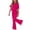 Hot Pink, variant on Girls Summer Outfit Sets Size 10-12, Printed Short Sleeve Casual Kids' Clothing Sets Girls' 2 Piece Sets Hot Pink Size 10