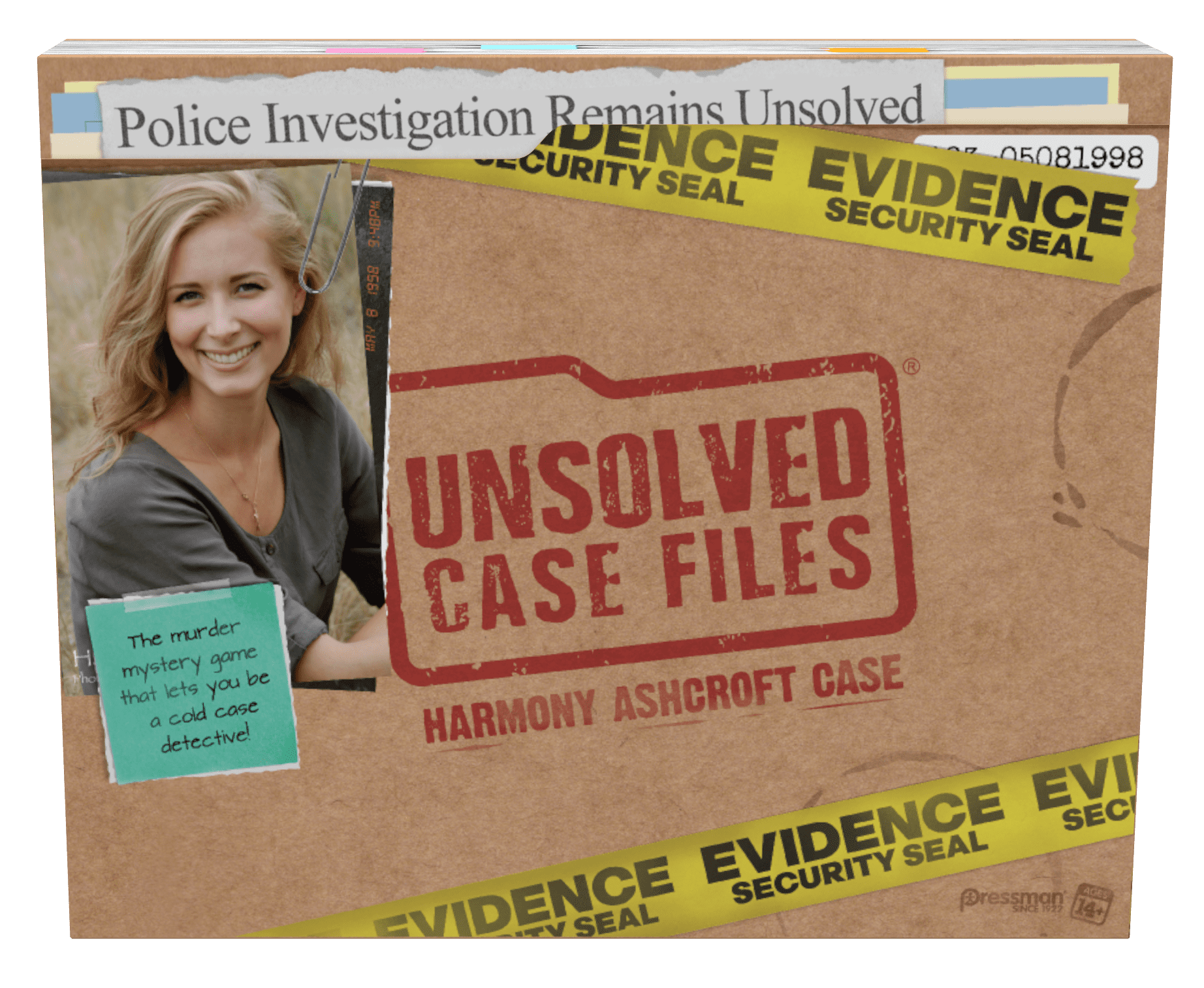 Unsolved Case Files Harmony Ashcroft Case Game pressman New In Box 