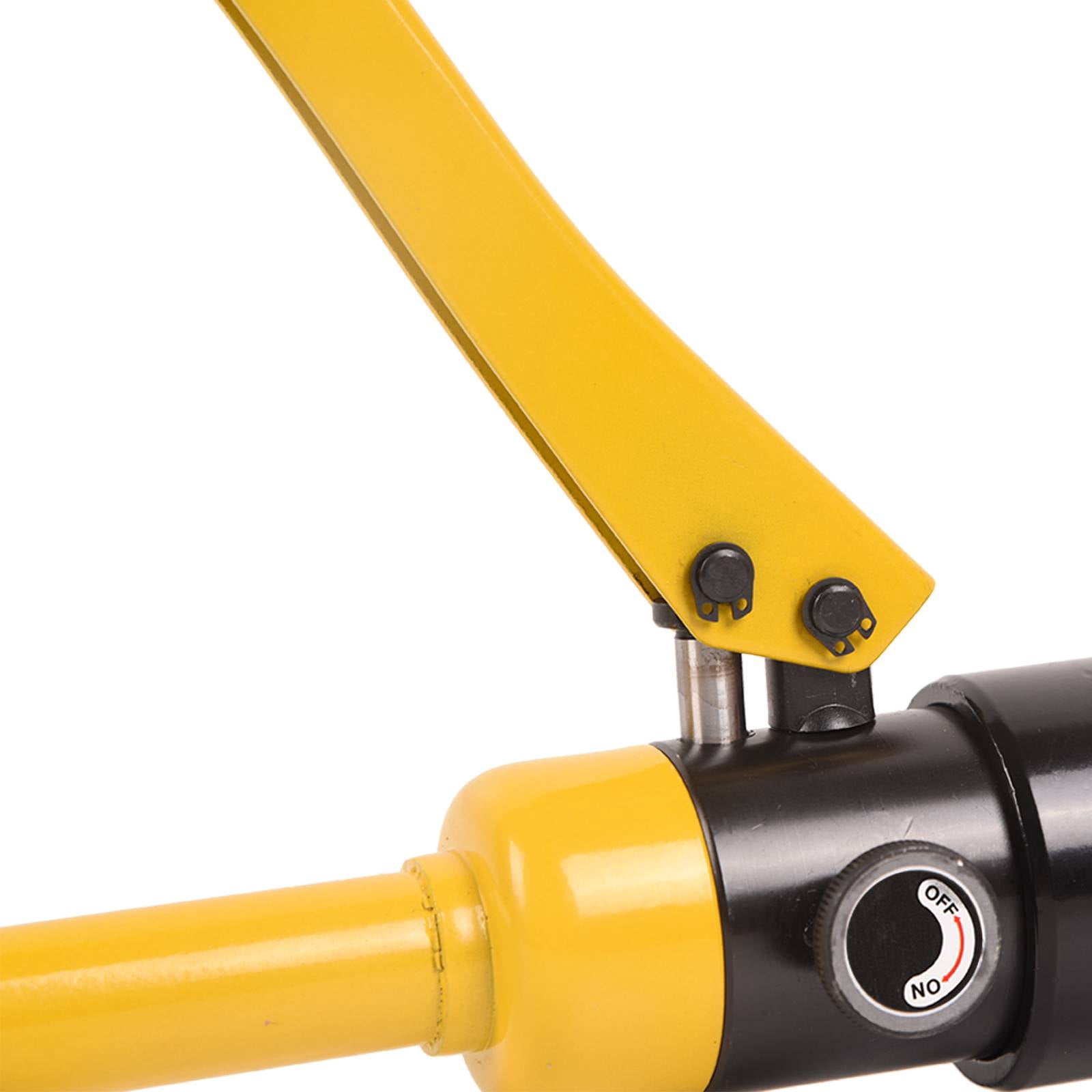 LCyindu 14T Hydraulic Crimping Tool 6AWG-500MCM Battery Cable Crimping Tool 0.87 inch Stroke Hydraulic Lug Crimper Electrical Terminal Crimper with 10 Pairs of Die Sets