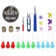 thumbnail image 2 of Juego de enhebrador automático para agujas para personas mayores, herramienta de costura manual para el hogar, accesorios de manualidades, 2 of 15