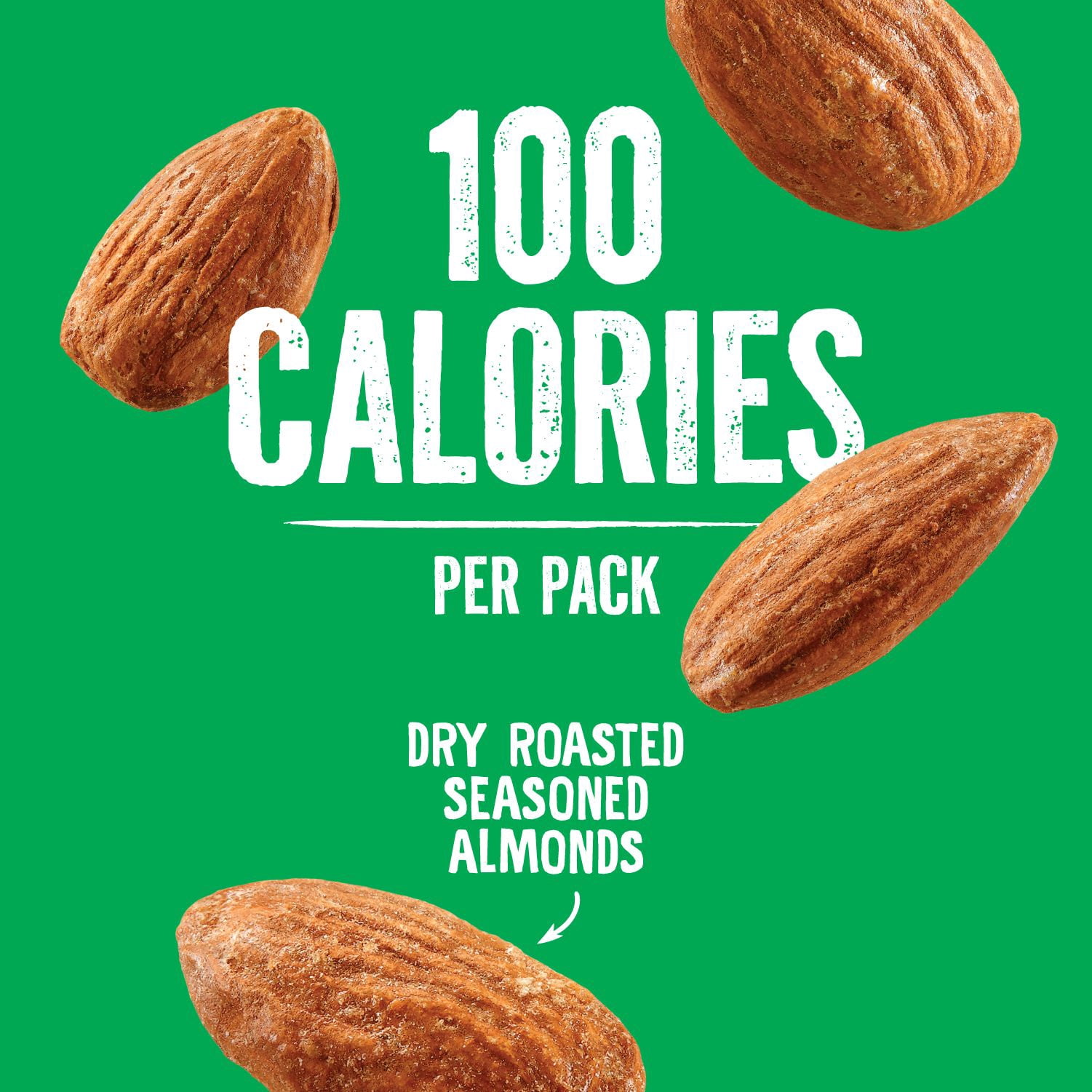 Emerald Nuts Dry Roasted Almonds, 100-Calorie Packs, 7 Count (Pack of 3)