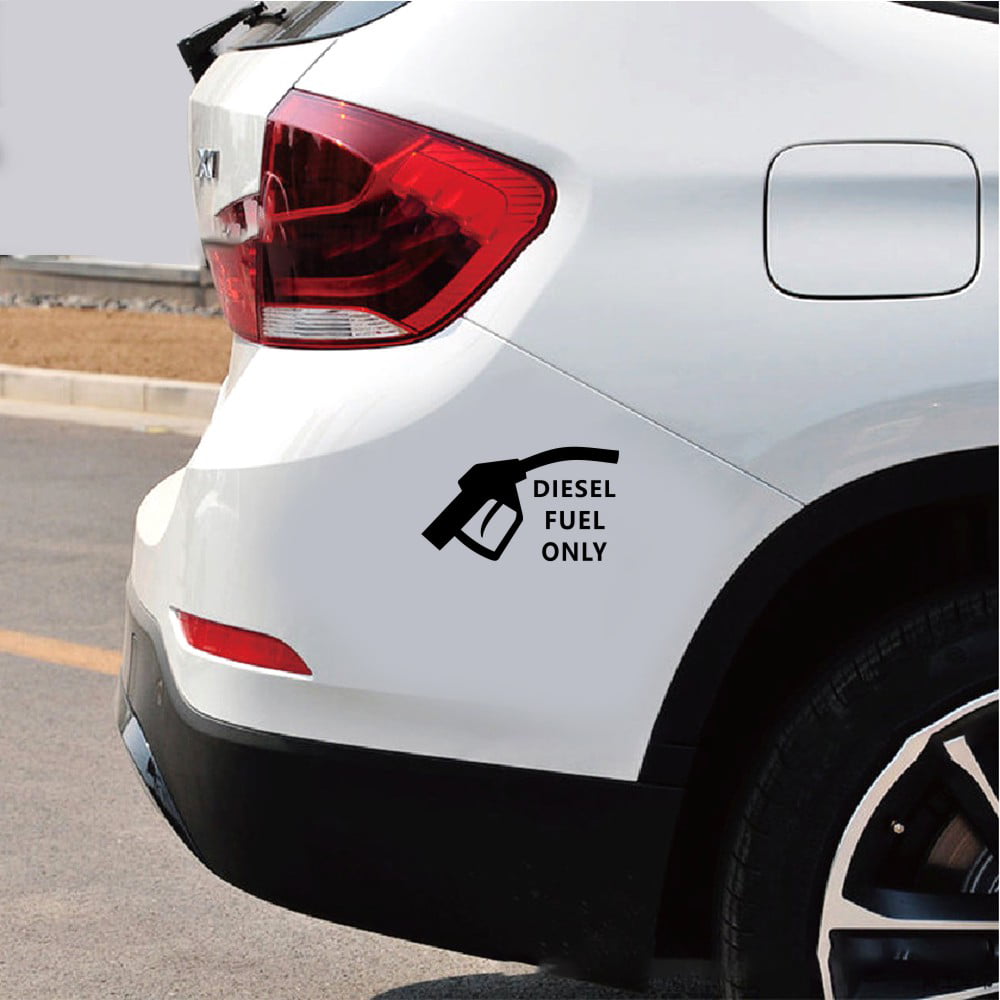 Car Sticker Diesel Fuel Only Warning Stickers Decals Fuel Tank Gas