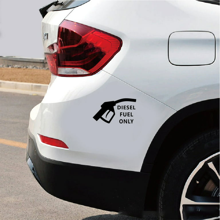 Car Sticker Diesel Fuel Only Warning Stickers Decals Cars Taxi 