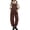 Chocolate, variant on Women's Grey Cotton Y2K Mid Rise Barrel Jeans, Vintage Snake Skin Print Loose Fit with Side Pockets