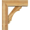 thumbnail image 3 of Ekena Millwork 8"W x 26"D x 30"H Olympic Block Rough Sawn Bracket w/ Offset Brace, Western Red Cedar, 3 of 25