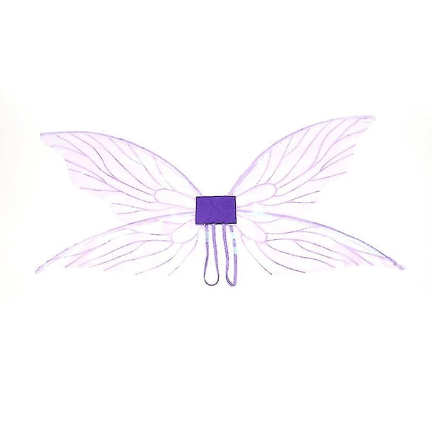 Alas de elfo, alas de princesa brillantes, alas de hada y mariposa, disfraz para Festival, disfraz de Halloween