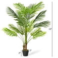 thumbnail image 2 of Gymax 4.3Ft Artificial Phoenix Palm Tree Plant for Indoor Home Office Store, 2 of 10