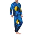thumbnail image 2 of Fotbe Sports Tennis Ball Pijama de Hombre con Estampado de Manga Larga, Conjunto de 2 Piezas, Ropa de Dormir Suave y Cómoda con Bolsillos-XX-Large, 2 of 7