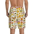 thumbnail image 5 of Salouo Bees And Honey 1 Pattern Men's Sleep Pajama Shorts,Pajama Bottoms Elastic Waistband Sleep Pajama Short PJ Shorts for Men -XX-Large, 5 of 6