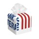 thumbnail image 1 of Fotbe Thank You Veterans Porta Pañuelos Decorativo de Cuero, Caja Cuadrada Moderna para Pañuelos Faciales, Organizador y Dispensador 5x5x5'', 1 of 7