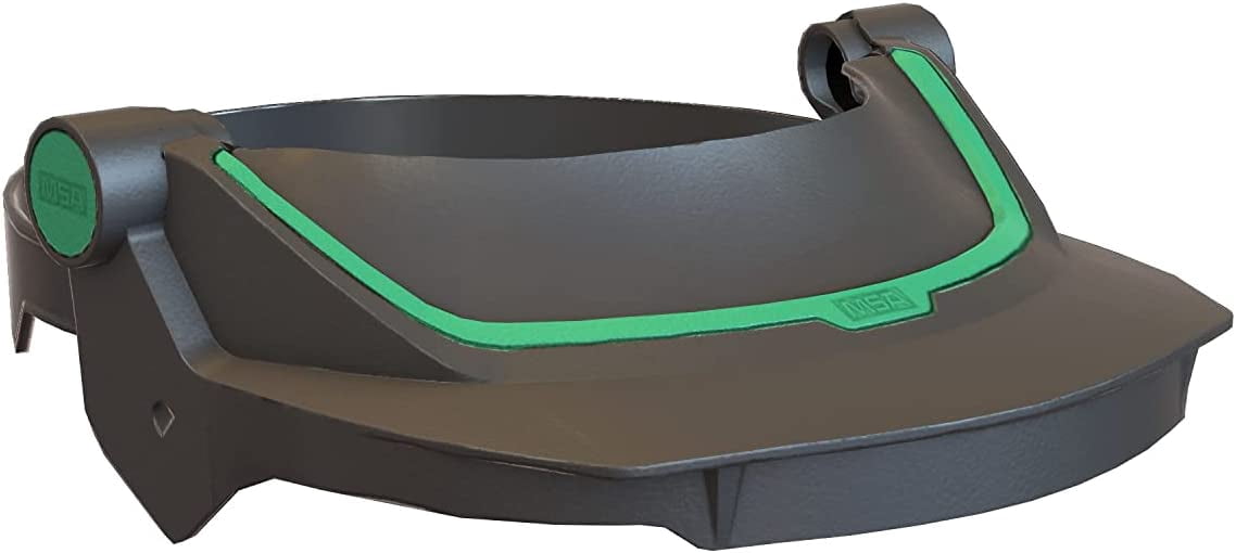Msa Safety FaceShieldFrame,Blk,HDPE,Rubber,FullFrme 10187161