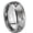Gray Polish Edges, variant on Legend of Zelda Beveled Edge Gray And Black Tungsten Men Ring 10MM