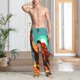 thumbnail image 2 of Balery Cool Camel Oasis Vibes Pantalones de pijama para hombre, pijama ultraligero, pantalón de descanso-X-Large, 2 of 6
