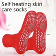 thumbnail image 3 of 4 Pairs Self Heating Socks Hiking Heated Socks For Men Women, Magnetic Socks Comfortable Breathable Anti-Freezing Winter Warm Foot Socks, 3 of 5