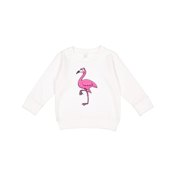 Inktastic Ladylike Flamingo Toddler Sweatshirt