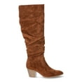thumbnail image 2 of Time and Tru Women's Tall Heeled Slouch Boots, 2 of 5