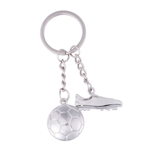 1 PC Adorable llaveros Soccer Theme Key Pendants Atlete Souvenir regalos