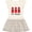 Natural with Stripes, variant on Got Ketchup Girls Toddler Dress