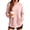 Pink -AE05, variant on Nestiefly Hoodies for Women Oversized Thumb Hole Sweatshirts Pullover Top with Kangaroo Pocket Pink L