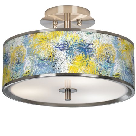 Starry Dawn Giclee Glow 14 Wide Ceiling Light Walmart Com