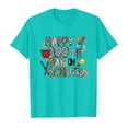 thumbnail image 4 of FhsagQ T-Shirt Décontracté Imprimé Mode Manches Courtes Col Rond Ample pour Filles, Taille 7/8 Vert Menthe 8-9 Ans, 4 of 4