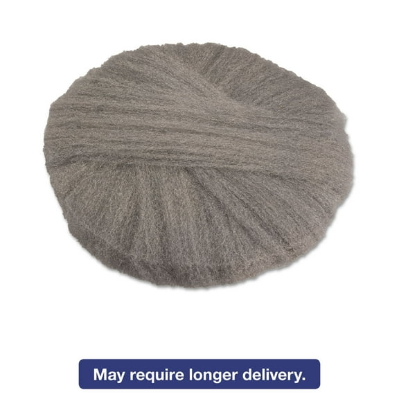 GMT Radial Steel Wool Pads Grade 0 (fine): Cleaning & Polishing 18" GY 12/CT 120180