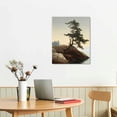 thumbnail image 2 of JRXY Vintage Print Country Landscape Painting Framed Canvas Wall Art Decor Painting Countryside Nature Wilderness Landscape For Farmhouse Living Room Bedroom Wall Decor  12x16 in, 2 of 4