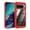 Red, variant on Feishell Fit for Google Pixel 9 Pro XL Clear Case,Support Wireless Charging,Fall Protection Back PC Transparent TPU Frame Plating Button Lightweight Slim Phone Case,Red