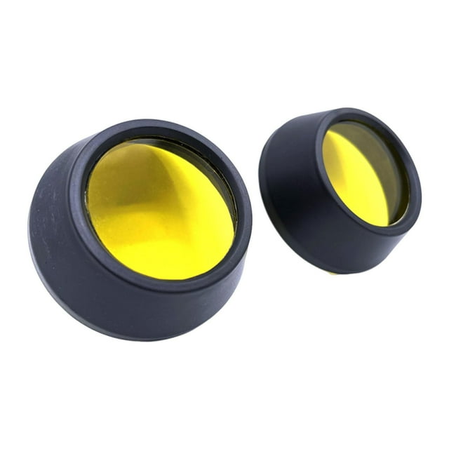 2 protectores de luz antiniebla para motocicleta, de alto rendimiento, antiarañazos, para intermitentes. amarillo
