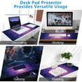thumbnail image 6 of Large Mouse Pad,Sacred Geometry,Flower of Life Symbol Large XL Desk Mat Extended Waterproof Mouse Mat with Stitched Edges and Non-Slip Base for Office Gaming Home 31.5 X 11.8 Inch, 6 of 6