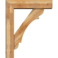 thumbnail image 3 of Ekena Millwork 8"W x 34"D x 42"H Olympic Block Rough Sawn Bracket w/ Offset Brace, Western Red Cedar, 3 of 25