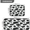 thumbnail image 3 of SKYSONIC Cow Print 2 Pieces Kitchen Rug Cushioned Anti-Fatigue Kitchen Rugs Set for Home Office Laundry,19.7" x 27.6"+19.7" x 47.2", 3 of 7