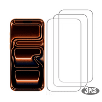 3-PACK Qixxronics Designed for iPhone 17 Pro Max (6.9 inch) Tempered Glass Screen Protector, Anti Scratch, Bubble Free