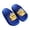 Blue, variant on AUDeals Toddler Cute Dinosaur Slides Non Slip Open Toe Shower Sandals Cushioned Soft Sole Lightweight Household Shoes (Yellow, 10.5)