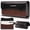 Black+Brown, variant on Caseswill For Samsung Galaxy S24 Case Premium Leather Phone ID Card Carrying Pouch with Belt Clip Holste and Magnetic Closure
